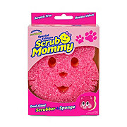 Scrub Daddy Scrub Mommy Cat Sponge Dual Sided Scrubber Pink