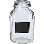 our goods Glass Jar with Chalk Label