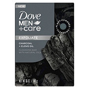 Dove Men+Care Exfoliate Cleansing Bar - Charcoal + Clove Oil