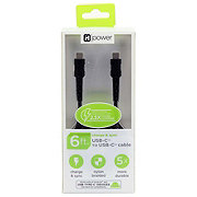 iHome USB-C to USB-C Charging Cable - Black