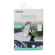 iHome Magnetic Dash & Windshield Car Mount - Black