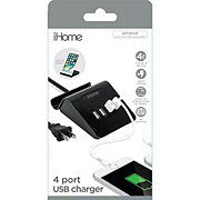 iHome 4-Port USB Charging Stand - Black