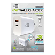 Case Logic 65-Watt Dual Port Wall Charger - White