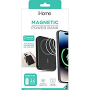 iHome Magnetic Portable Power Bank - Black