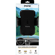 iHome Wireless Charging Car Vent Mount - Black