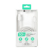 iHome USB-C to USB-A Charging Cable - White