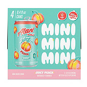 Alani Nu Zero Sugar Energy Drink - Juicy Peach Mini 8.4 oz Cans