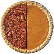 H-E-B Bakery Gourmet 1/2 Pumpkin 1/2 Pecan Pie