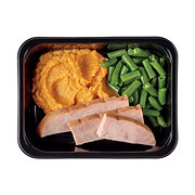 Meal Simple by H-E-B Smoked Ham, Mashed Sweet Potatoes & Green Beans