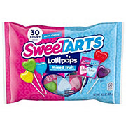 SweeTARTS Mixed Fruit Heart Lollipops Valentine's Exchange Candy