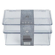 Oasis Home Stackable Organizer with Hinged Lid