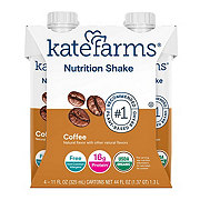 Kate Farms Nutrition Shakes 4 pk - Coffee 