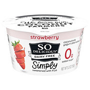 So Delicious  Dairy Free Simply Strawberry Yogurt