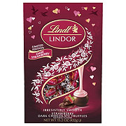 Lindt Lindor Strawberry Dark Chocolate Truffles Valentine's Candy