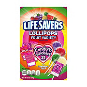 Life Savers Fruit Variety Lollipops Valentine's Exchange Candy