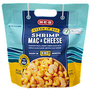 H-E-B Frozen Steamable Shrimp Mac & Cheese