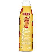 H-E-B Oxybenzone Free Mango Chamoy Sunscreen Spray – SPF 50