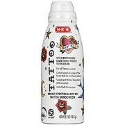 H-E-B Travel Size Oxybenzone Free Tattoo Protection Sunscreen Spray – SPF 50