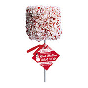 Melville Peppermint Kiss Giant Marshmallow Holiday Pop