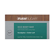 Raw Sugar Eco Body Bar - Eucalyptus + Cedar Leaf