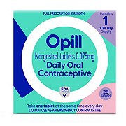 Opill Daily Oral Contraceptive Norgestrel Tablets - 0.075 mg