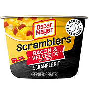 Oscar Mayer Scramblers Breakfast Scramble Kit - Bacon & Velveeta Cheese Sauce