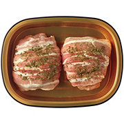 Meal Simple by H-E-B Bacon-Wrapped Holiday-Stuffed Turkey Breasts Entrée