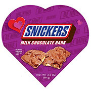 Snickers Milk Chocolate Bark Valentine's Heart Gift Box