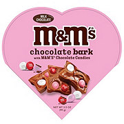 M&M'S Milk Chocolate Bark Valentine's Heart Gift Box