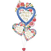 BLOOMS by H-E-B Painted Florals Mother's Day Helium Balloon Bouquet