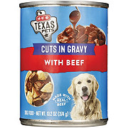 H-E-B Texas Pets Beef Cuts with Gravy Wet Dog Food