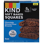 Kind 5g Protein Soft Baked Squares - Chocolate Almond Flour Brownie