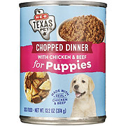 H-E-B Texas Pets Chopped Chicken & Beef Wet Puppy Food