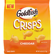 Goldfish Crisps Cheddar Cheese Baked Chip Crackers
