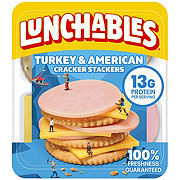 Lunchables Snack Kit Tray Turkey & American Cheese Cracker Stackers