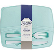 Destination Holiday Food Storage with Utensils - Mint Green