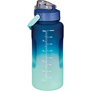 Destination Holiday Plastic Wtater Bottle - Blue & Green Ombre