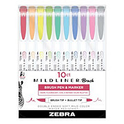 Zebra Mildliner Brush Pen & Marker Set - Assorted Ink
