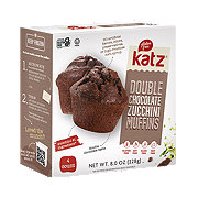 Katz Gluten Free Double Chocolate Zucchini Muffins