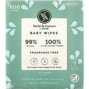 Field & Future by H-E-B 99% Water Baby Wipes, 6 pk