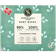 Field & Future by H-E-B 99% Water Baby Wipes Texas Size Pack, 9 pk
