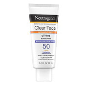 Neutrogena Clear Face Oil Free Sunscreen SPF 50