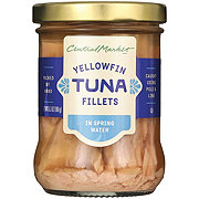 Central Market Yellowfin Tuna Fillets - Spring Water