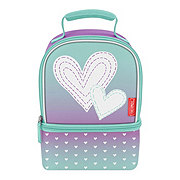 Thermos Kids Dual Lunch Box - Teal Heart