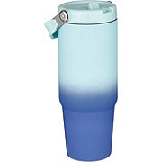 Destination Holiday Stainless Steel Tumbler - Blue Ombré