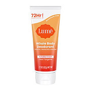 Lume Whole Body Cream Tube Deodorant - Citrus &Tangerine Scent