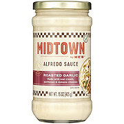 Midtown by H-E-B Roasted Garlic Alfredo Pasta Sauce