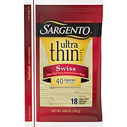 SARGENTO Swiss Ultra Thin Sliced Cheese