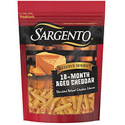 SARGENTO  Reserve Series 18 Month Aged Cheddar Shredded Cheese