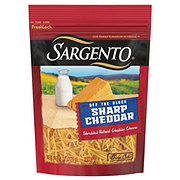 SARGENTO Sharp Cheddar Shredded Cheese, Fine Cut